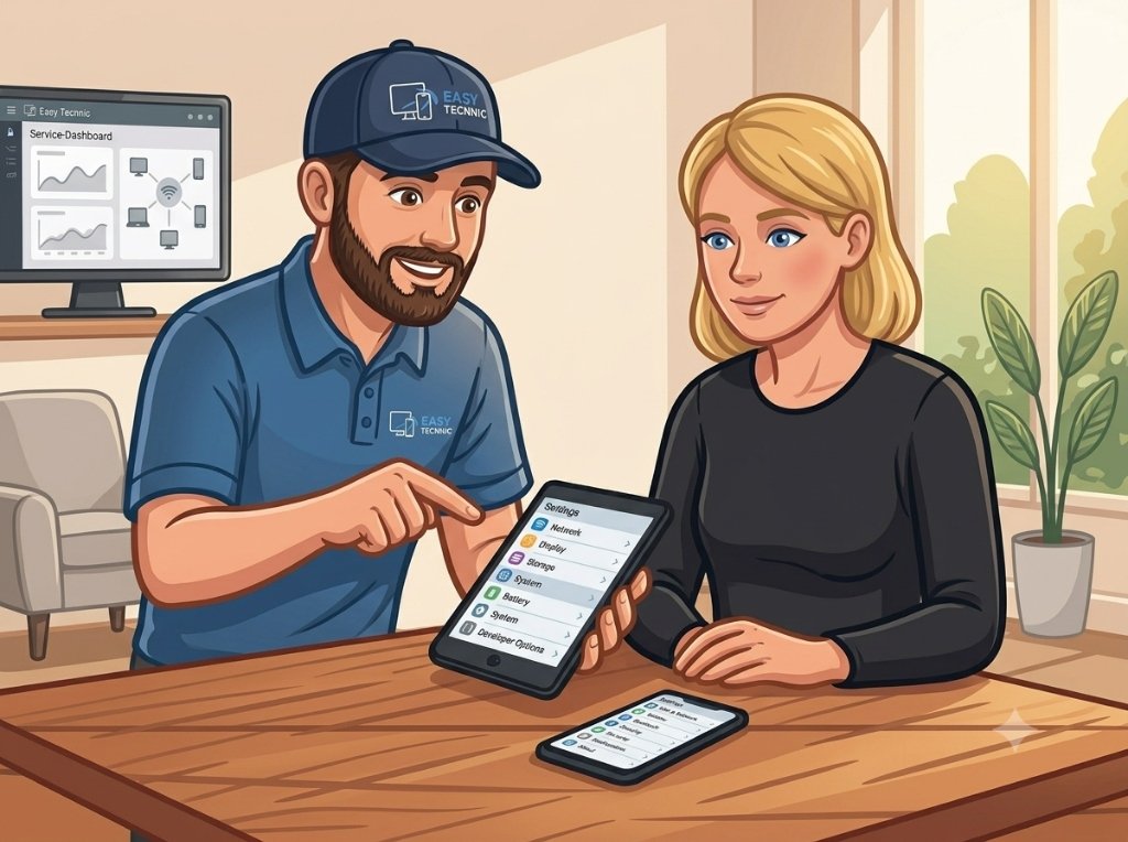 Smartphone und Tablet Service
