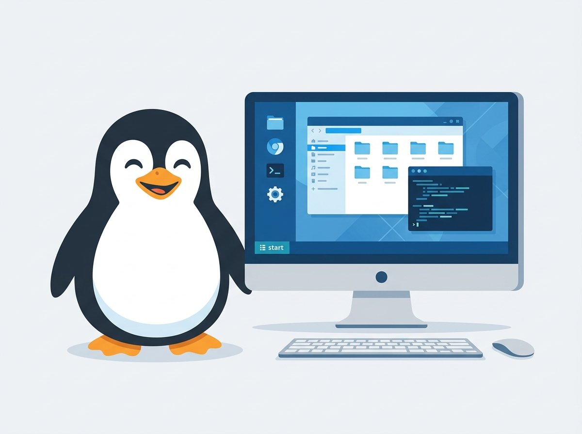 Linux statt Windows Illustration